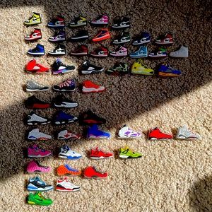 Assorted Jordan jibitz for crocs